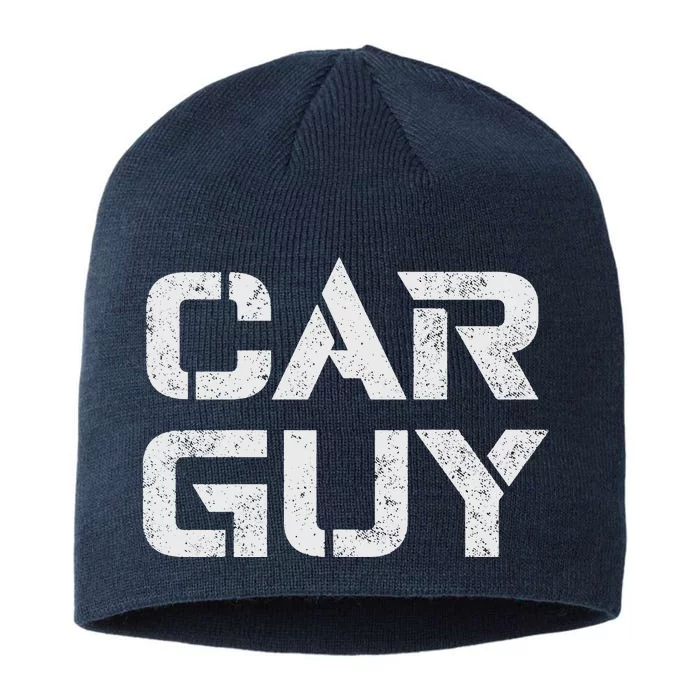 Car Guy Distressed 8 1/2in Sustainable Knit Beanie