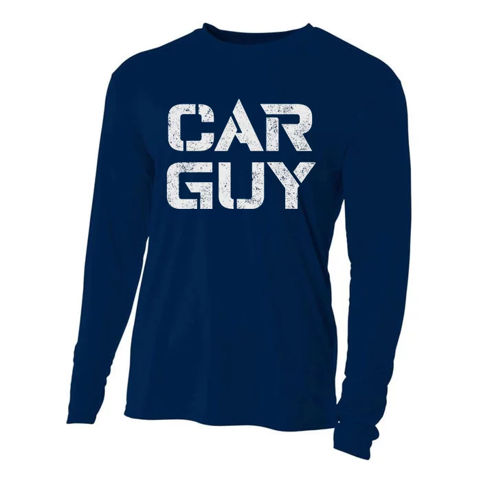 Car Guy Distressed Cooling Performance Long Sleeve Crew