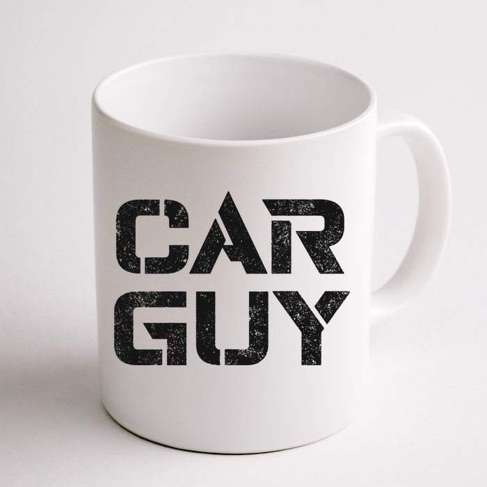 Car Guy Distressed Front & Back Coffee Mug