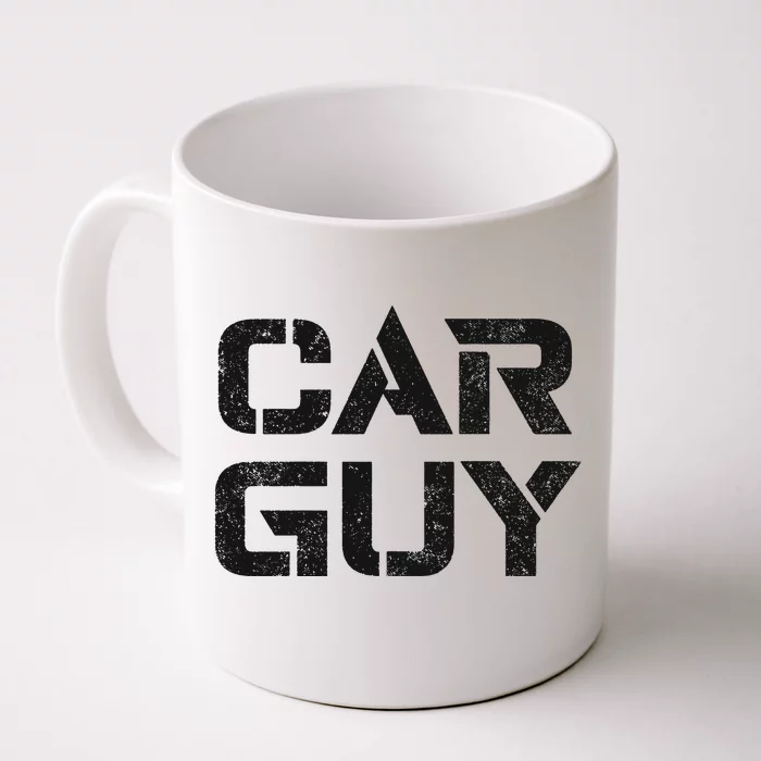 Car Guy Distressed Front & Back Coffee Mug