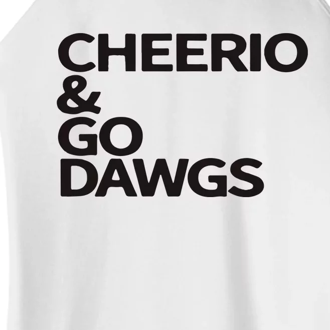 Cheerio Go Dawg.S Women’s Perfect Tri Rocker Tank