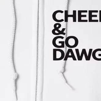 Cheerio Go Dawg.S Full Zip Hoodie