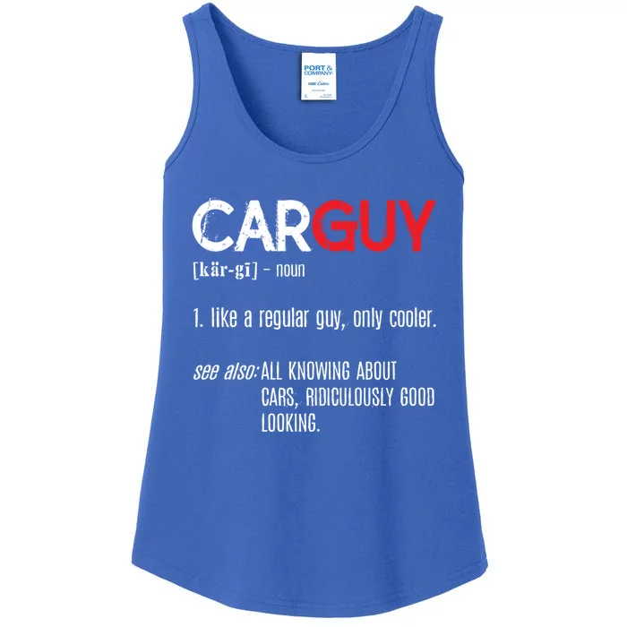 Car Guy Definition Cute Gift Mechanic Funny Gift Cute Gift Car Lover Collectors Ladies Essential Tank