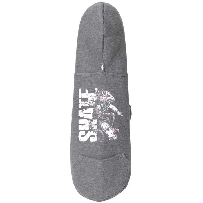 Cool Grunge Distressed Skateboarding Rat Mouse Doggie 3-End Fleece Hoodie