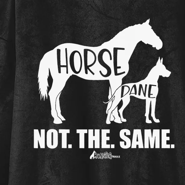 Cute Great Dane Top Funny Dog Mom Horse Dane Not The Same Hooded Wearable Blanket