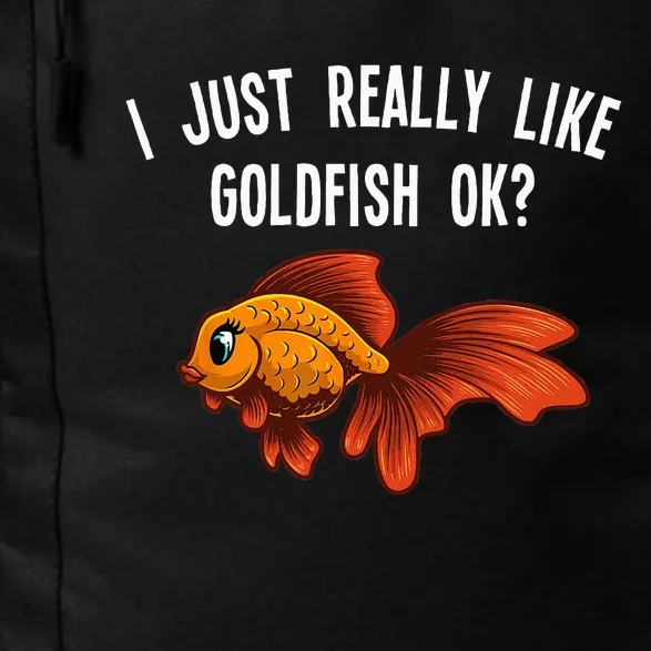 Cute Goldfish Design For Men Women Goldfish Aquarium Lovers Daily Commute Backpack