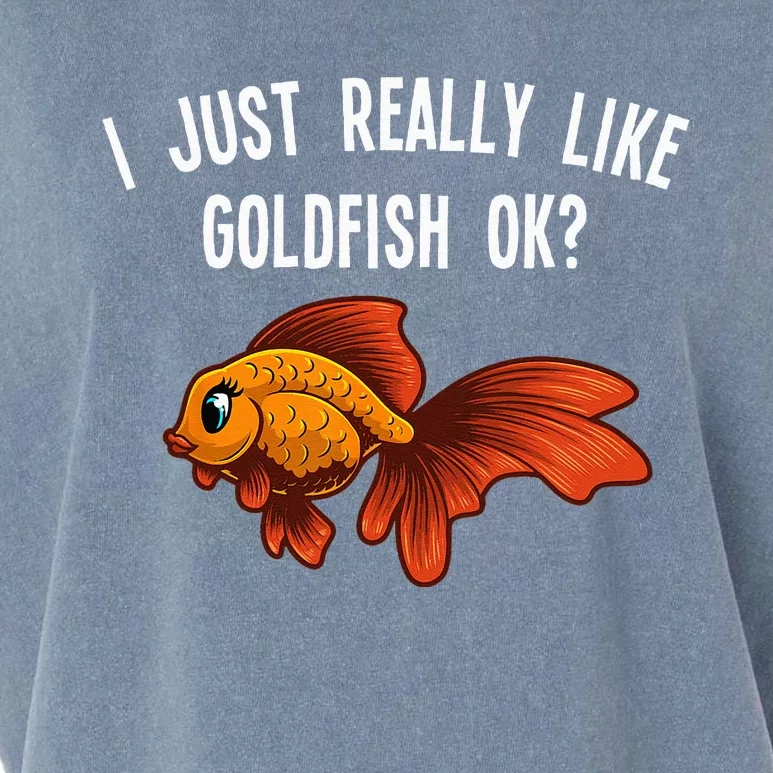 Cute Goldfish Design For Men Women Goldfish Aquarium Lovers Garment-Dyed Women's Muscle Tee