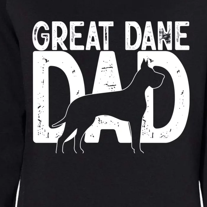 Cute Great Dane Dog Dad Puppy Lover Father Cute Gift Womens California Wash Sweatshirt