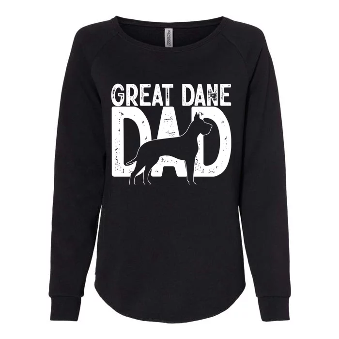 Cute Great Dane Dog Dad Puppy Lover Father Cute Gift Womens California Wash Sweatshirt