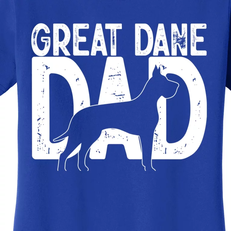 Cute Great Dane Dog Dad Puppy Lover Father Cute Gift Women's T-Shirt