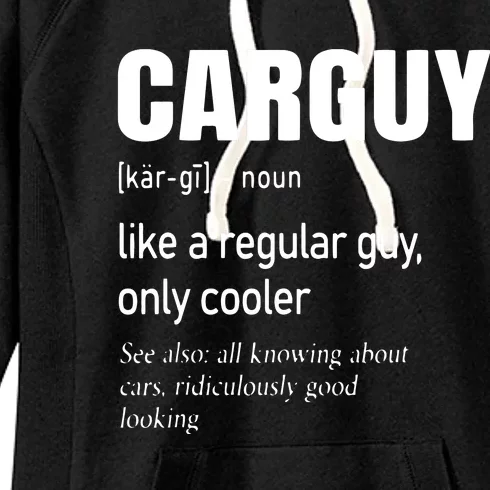 Car Guy Definition Mechanic Auto Racing Men Women's Fleece Hoodie