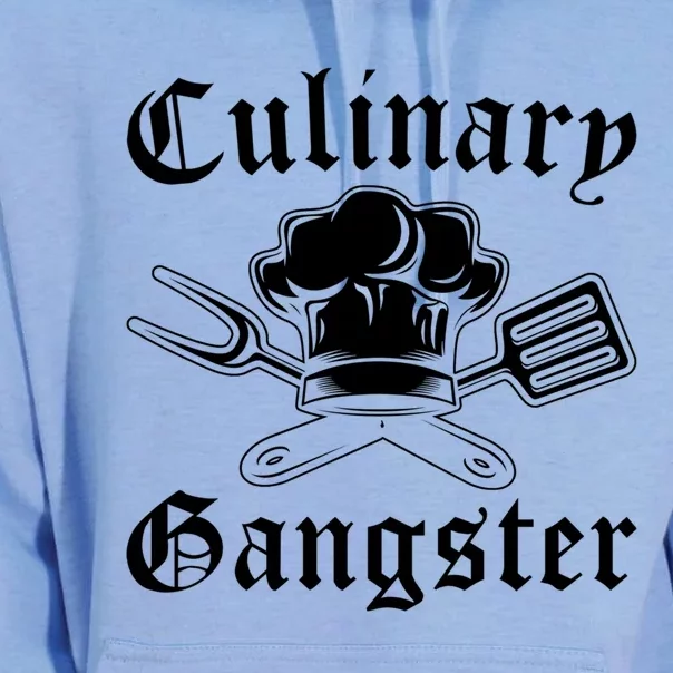 Culinary Gangster Design Funny Chef Cooking Cook Gift Unisex Surf Hoodie