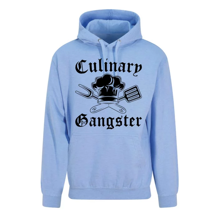 Culinary Gangster Design Funny Chef Cooking Cook Gift Unisex Surf Hoodie