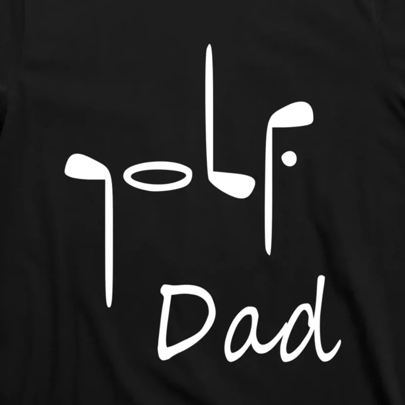 Cute Golf Dad Gift For Dad Golf Clubs Father's Day T-Shirt