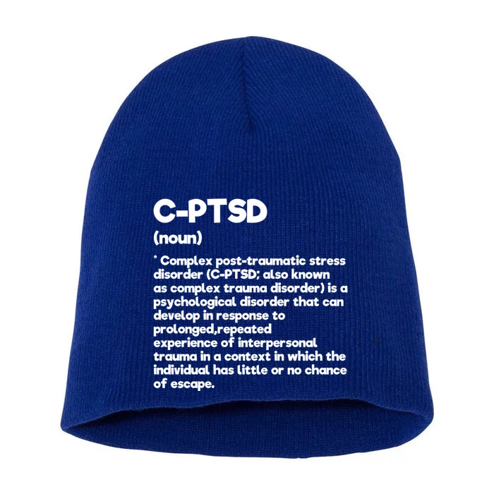 Ccool Giftptsd Definition Stress Awareness Tal Posttraumatic Gift Short Acrylic Beanie