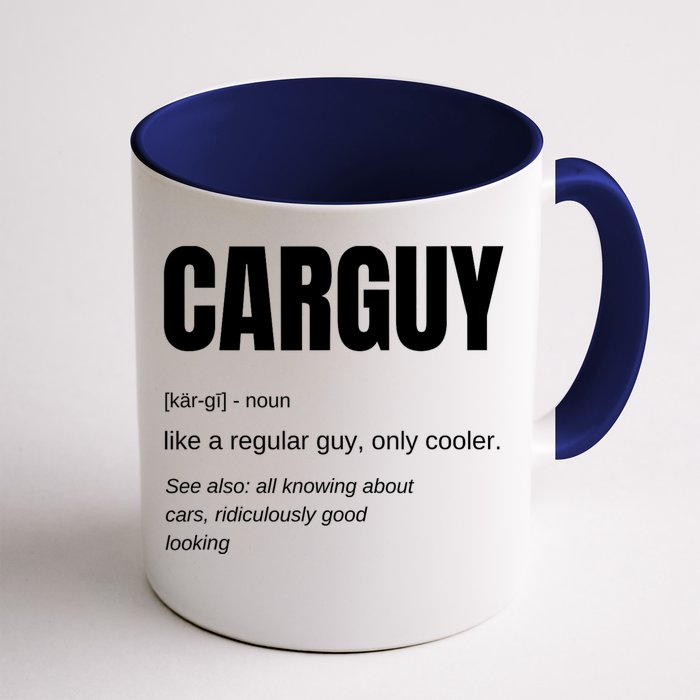 Car Guy Definition Front & Back Coffee Mug