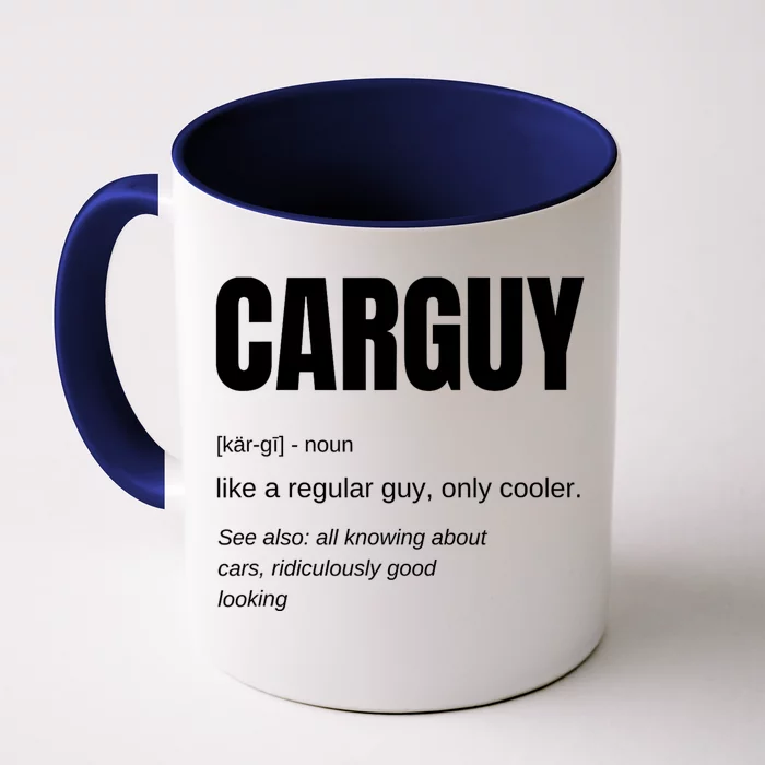 Car Guy Definition Front & Back Coffee Mug