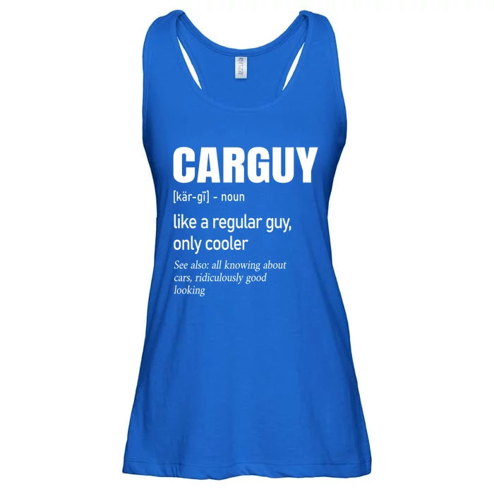 Car Guy Definition Mechanic And Auto Racing Cute Gift Ladies Essential Flowy Tank