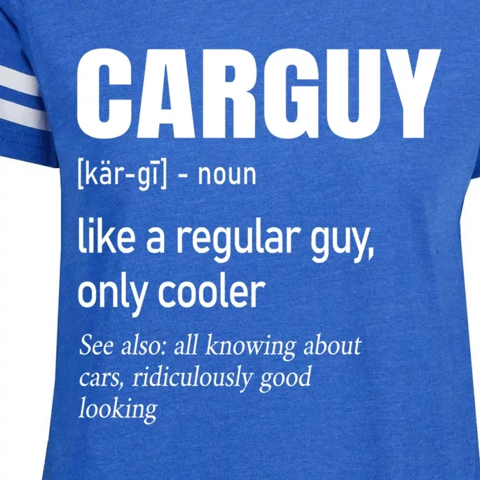 Car Guy Definition Mechanic And Auto Racing Cute Gift Enza Ladies Jersey Football T-Shirt