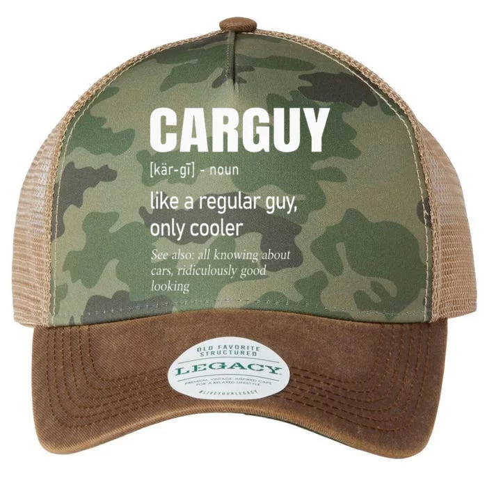 Car Guy Definition Mechanic & Auto Racing Legacy Tie Dye Trucker Hat