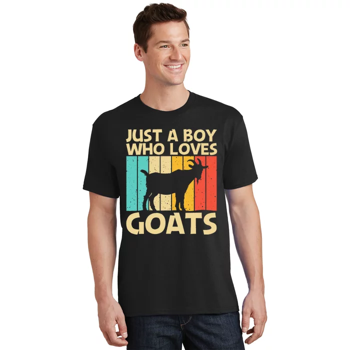 Cool Goat Design For Goat Farmer Farming Lovers T-Shirt