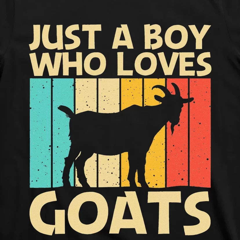 Cool Goat Design For Goat Farmer Farming Lovers T-Shirt