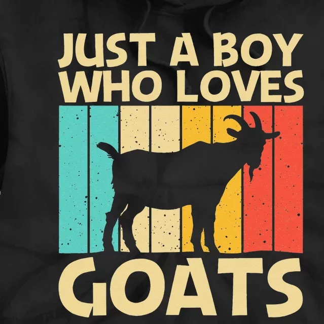 Cool Goat Design For Goat Farmer Farming Lovers Tie Dye Hoodie