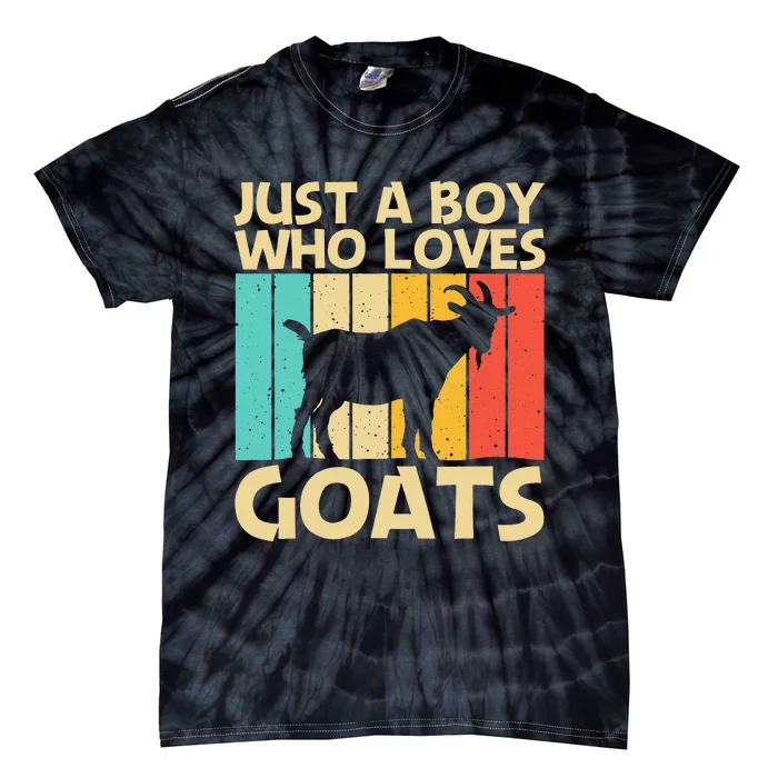 Cool Goat Design For Goat Farmer Farming Lovers Tie-Dye T-Shirt