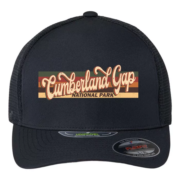 Cumberland Gap Derby Kentucky Us Beach Vintage Retro 70s 80s Gift Flexfit Unipanel Trucker Cap