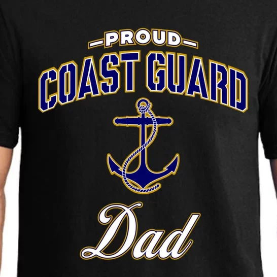 Coast Guard Dad Cool Gift Cool Gift Pajama Set