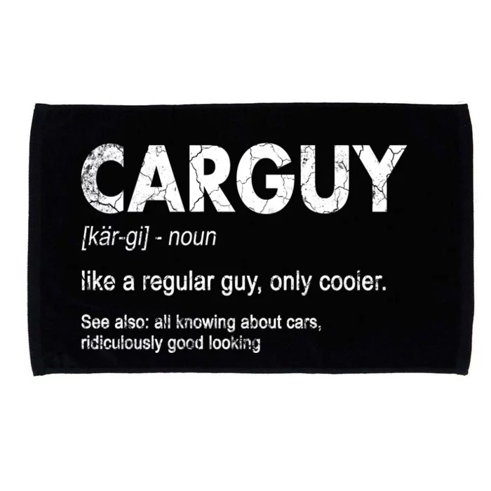 Car Guy Definition Classic Funny Microfiber Hand Towel