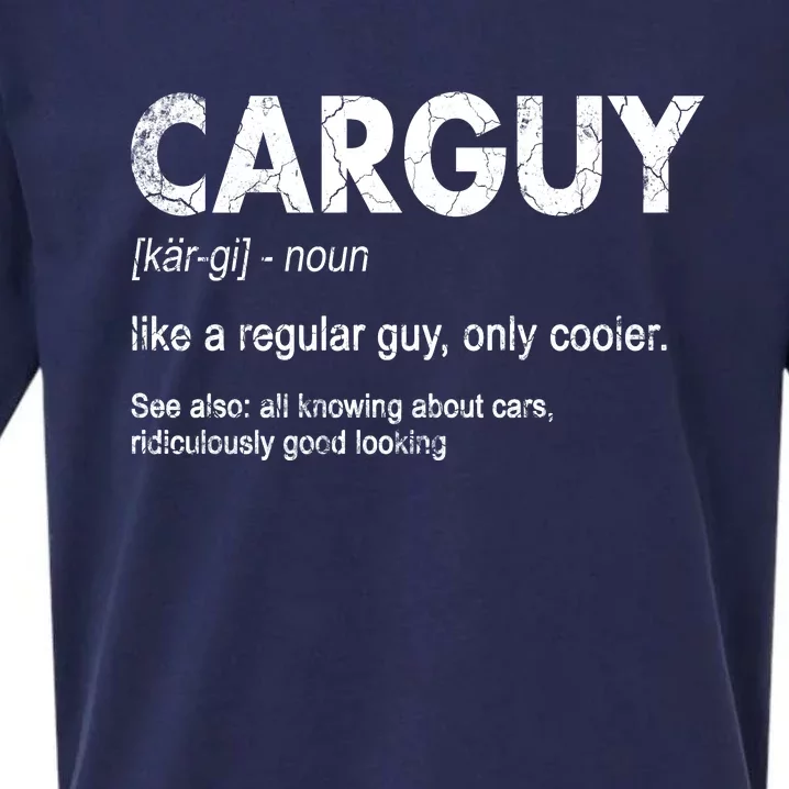 Car Guy Definition Classic Funny Sueded Cloud Jersey T-Shirt