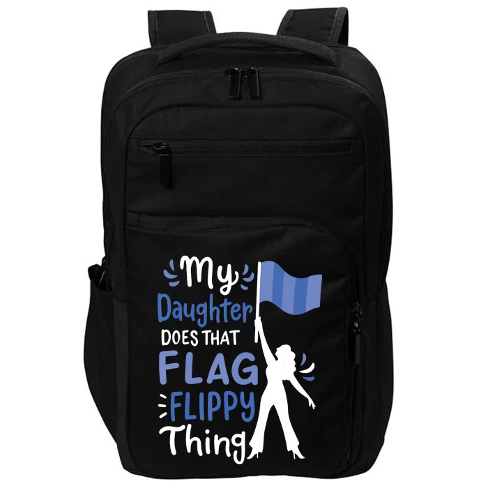 Color Guard Dad Mom Parents Impact Tech Backpack