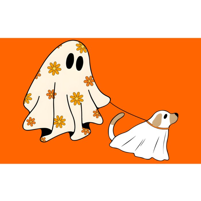 Cute Ghost Dog Halloween Funny Ghoul Dog Lover Bumper Sticker