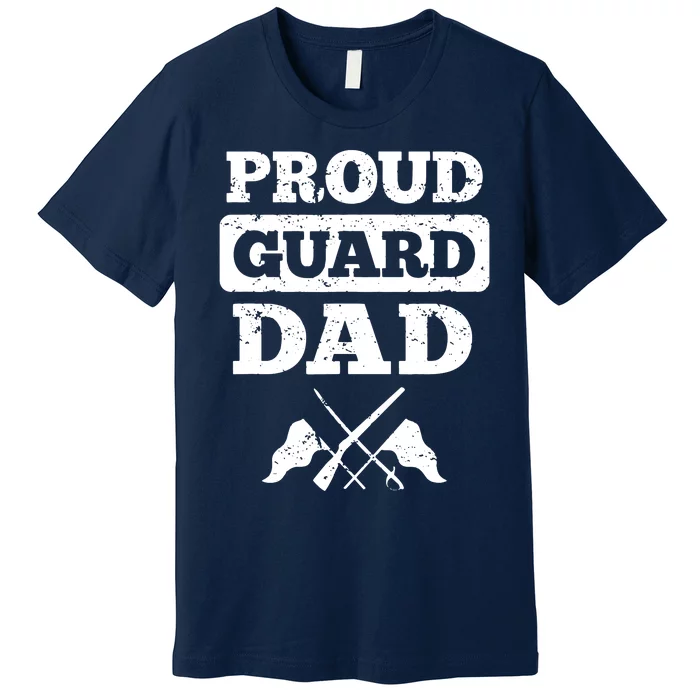 Color Guard Dad Proud Guard Dad Premium T-Shirt