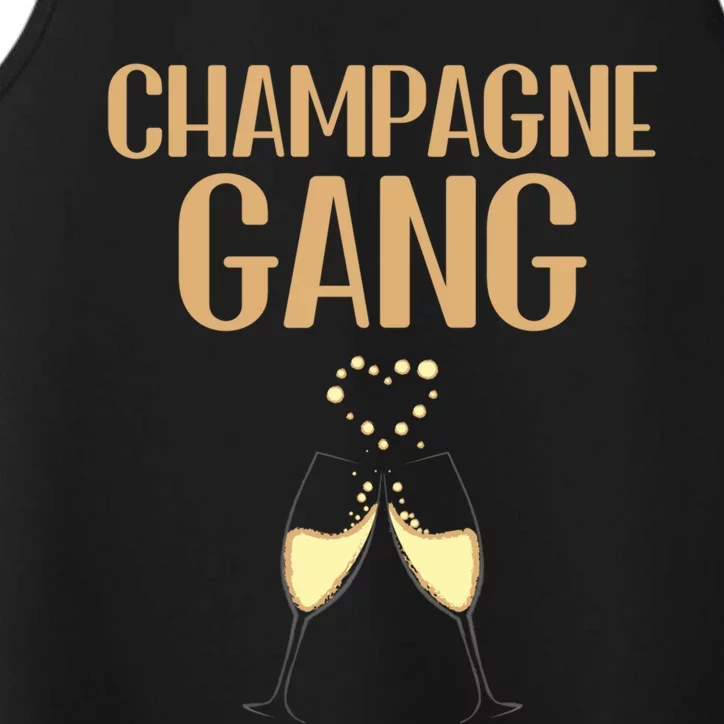 Champagne Gang Day Ing Beach Brunch Top Gift Performance Tank