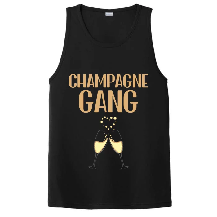 Champagne Gang Day Ing Beach Brunch Top Gift Performance Tank