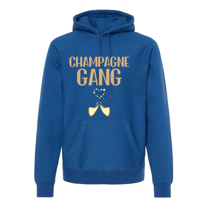 Champagne Gang Day Ing Beach Brunch Top Gift Premium Hoodie