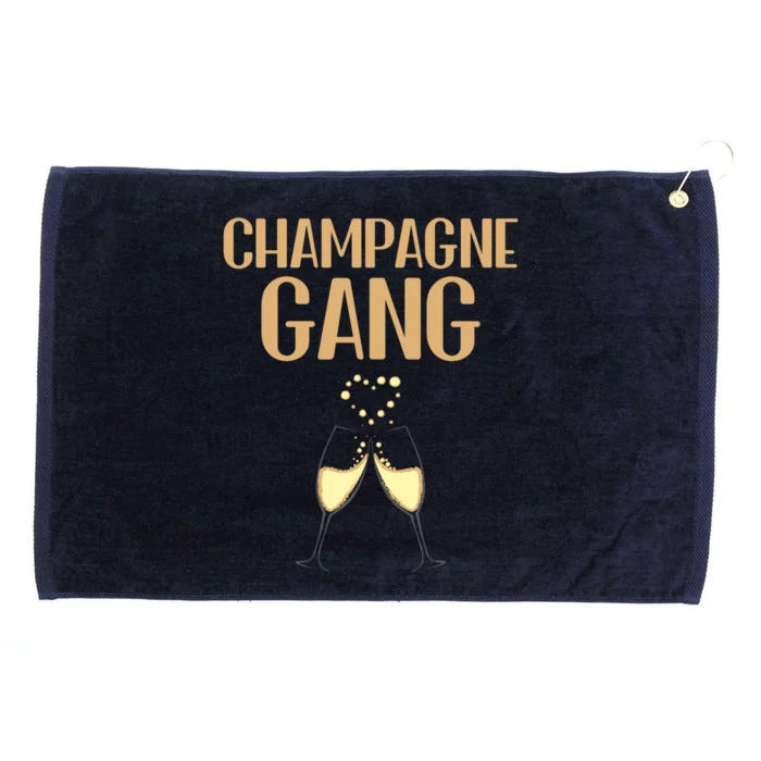 Champagne Gang Day Ing Beach Brunch Top Gift Grommeted Golf Towel