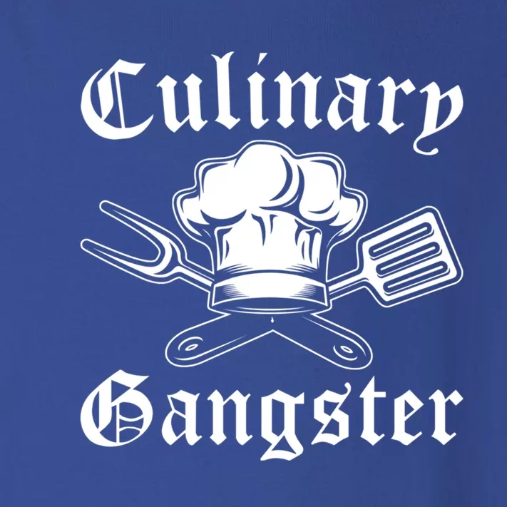 Culinary Gangster Design Funny Chef Cooking Cook Gift Toddler Long Sleeve Shirt