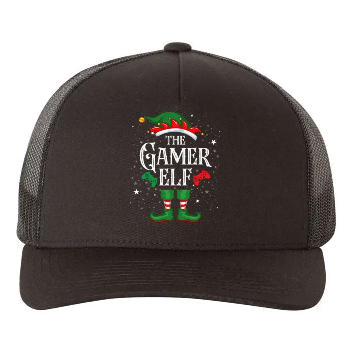 Christmas Gamer Elf Matching Family Group The Gamer Elf Yupoong Adult 5-Panel Trucker Hat