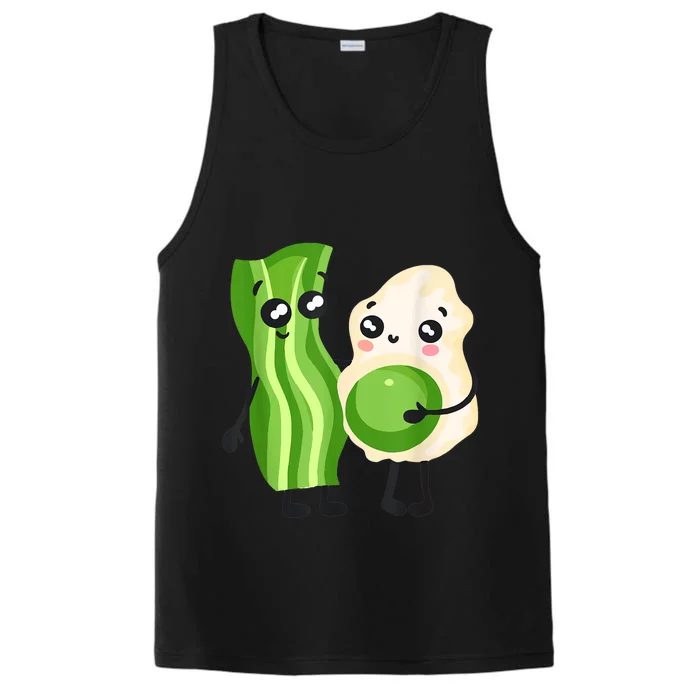 Cute Green Eggs Ham Smile Face Brunch Breakfast Costume Performance Tank