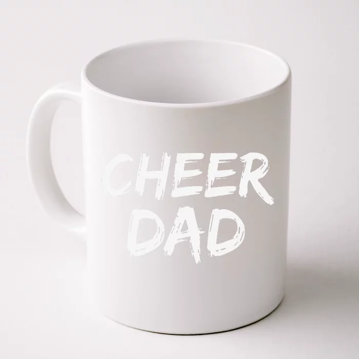 Cheerleader Gift For Father From Cheerleader Retro Cheer Dad Front & Back Coffee Mug