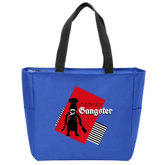 Culinary Gangster Funny Cook Culinary And Chef Gift Zip Tote Bag