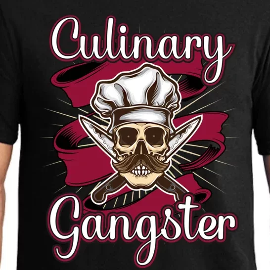 Culinary Gangster Funny Restaurant Cook Chef Cute Gift Pajama Set