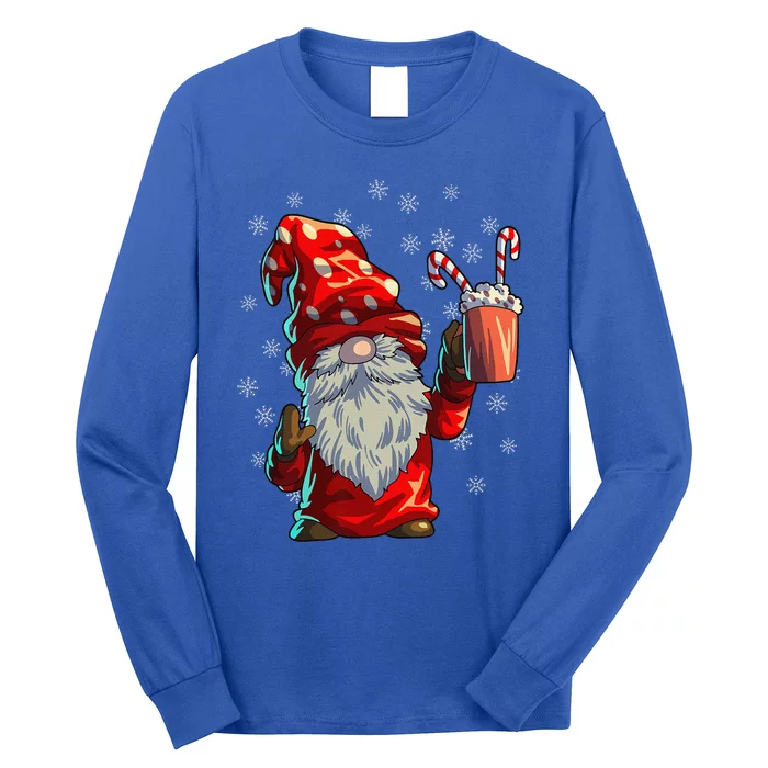 Christmas Gnome Funny Funny Buffalo Plaid Red Christmas Long Sleeve Shirt