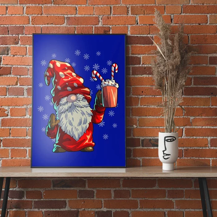 Christmas Gnome Funny Funny Buffalo Plaid Red Christmas Poster