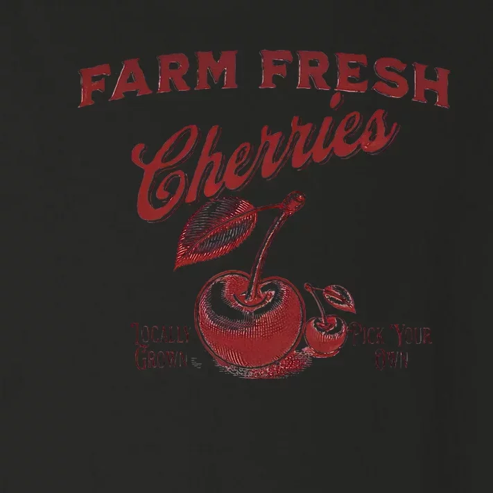 Cherry Graphic FarmerS Market Toddler Long Sleeve Shirt