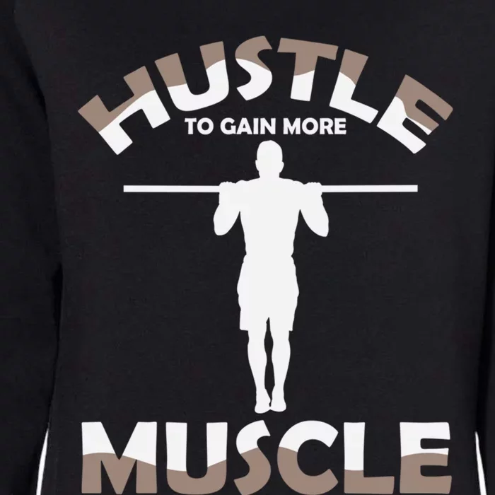 Calisthenics Ghetto Fitness Hustle To Gain Muscle Cute Gift Womens California Wash Sweatshirt