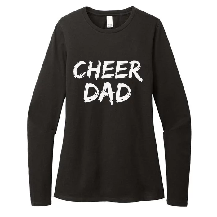 Cheerleader Gift For Father From Cheerleader Retro Cheer Dad Womens CVC Long Sleeve Shirt